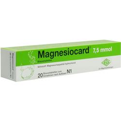 MAGNESIOCARD 7,5 mmol Brausetabletten