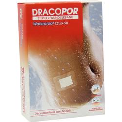 DRACOPOR waterproof Wundverband 5x7,2 cm steril