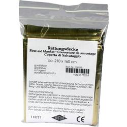 RETTUNGSDECKE KFZ 160x210 cm gold/silber