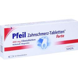 PFEIL Zahnschmerz-Tabletten forte Filmtabletten