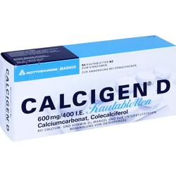 CALCIGEN D 600 mg/400 I.E. Kautabletten