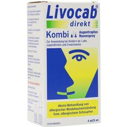 LIVOCAB direkt Kombi 4 ml Augentr.+5 ml Nasenspray