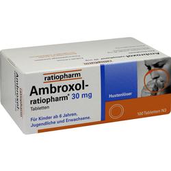 AMBROXOL-ratiopharm 30 mg Hustenlöser Tabletten