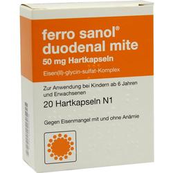 FERRO SANOL duodenal mite 50 mg magensaftr.Hartk.