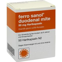 FERRO SANOL duodenal mite 50 mg magensaftr.Hartk.
