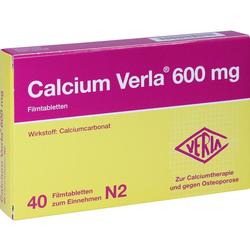 CALCIUM VERLA 600 mg Filmtabletten