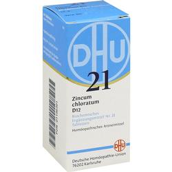 BIOCHEMIE DHU 21 Zincum chloratum D 12 Tabletten