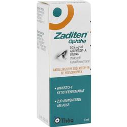 ZADITEN ophtha 0,25 mg/ml Augentropfen