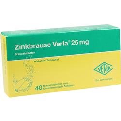 ZINKBRAUSE Verla 25 mg Brausetabletten