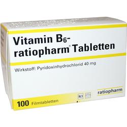 VITAMIN B6-RATIOPHARM 40 mg Filmtabletten