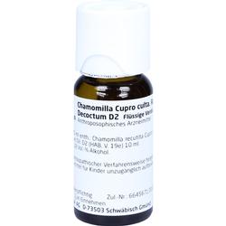 CHAMOMILLA CUPRO culta Radix D 2 Dilution