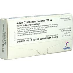 AURUM D 10/Ferrum sidereum D 10 aa Ampullen