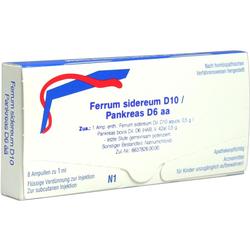 FERRUM SIDEREUM D 10/Pankreas D 6 aa Ampullen