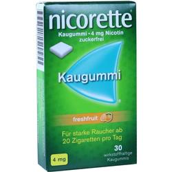 NICORETTE Kaugummi 4 mg freshfruit