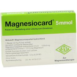 MAGNESIOCARD 5 mmol Plv.z.Her.e.Lsg.z.Einnehmen