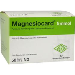 MAGNESIOCARD 5 mmol Plv.z.Her.e.Lsg.z.Einnehmen