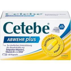 CETEBE ABWEHR plus Vitamin C+Vitamin D3+Zink Kaps.