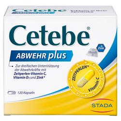 CETEBE ABWEHR plus Vitamin C+Vitamin D3+Zink Kaps.