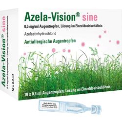 AZELA-Vision sine 0,5 mg/ml Augentr.i.Einzeldosis.