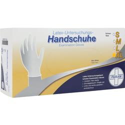 HANDSCHUHE Einmal Latex puderfrei XL