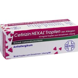 CETIRIZIN HEXAL Tropfen bei Allergien