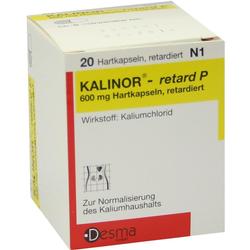 KALINOR retard P 600 mg Hartkapseln