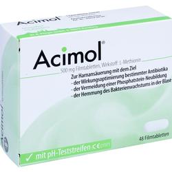 ACIMOL mit pH Teststreifen Filmtabletten