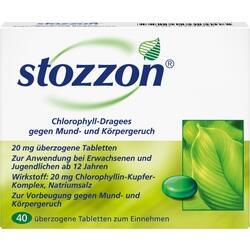 STOZZON Chlorophyll überzogene Tabletten