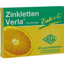 ZINKLETTEN Verla Orange Lutschtabletten