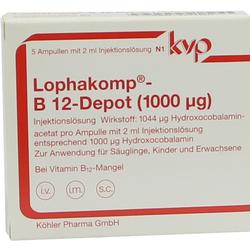 LOPHAKOMP B 12 Depot 1000 myg Injektionslösung