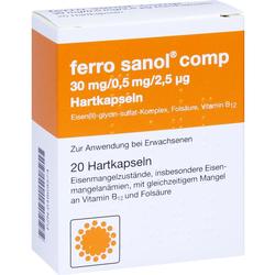 FERRO SANOL comp. Hartkaps.m.msr.überz.Pellets