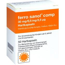 FERRO SANOL comp. Hartkaps.m.msr.überz.Pellets