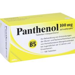 PANTHENOL 100 mg Jenapharm Tabletten