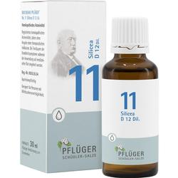 BIOCHEMIE Pflüger 11 Silicea D 12 Tropfen