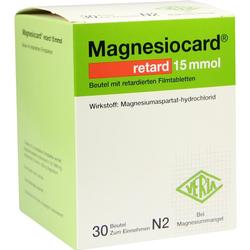 MAGNESIOCARD retard 15 mmol Beutel m.ret.Filmtabl.