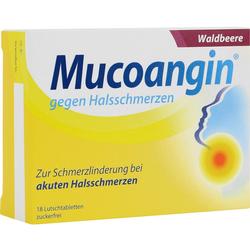 MUCOANGIN Waldbeere 20 mg Lutschtabletten