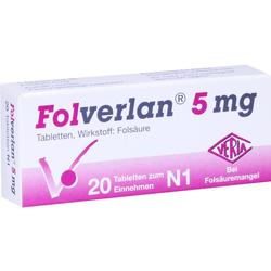 FOLVERLAN 5 mg Tabletten