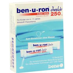 BEN-U-RON direkt 250 mg Granulat Erdbeer/Vanille