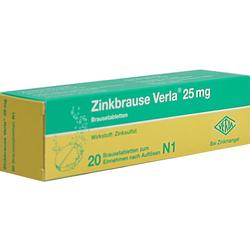 ZINKBRAUSE Verla 25 mg Brausetabletten