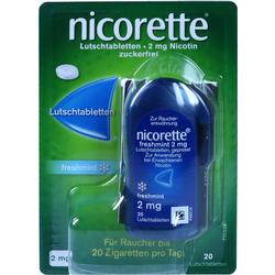 NICORETTE freshmint 2 mg Lutschtabletten gepresst