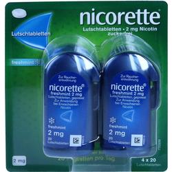 NICORETTE freshmint 2 mg Lutschtabletten gepresst