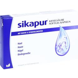 SIKAPUR Kieselsäure Softgel-Kapseln mit Biotin