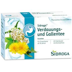 SIDROGA Verdauungs- und Gallentee Filterbeutel