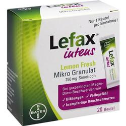 LEFAX intens Lemon Fresh Mikro Granul.250 mg Sim.