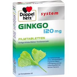 DOPPELHERZ Ginkgo 120 mg system Filmtabletten