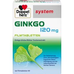 DOPPELHERZ Ginkgo 120 mg system Filmtabletten