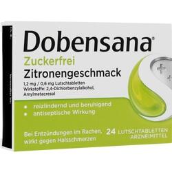 DOBENSANA zuckerfrei Zitronengesc.1,2mg/0,6mg Lut.