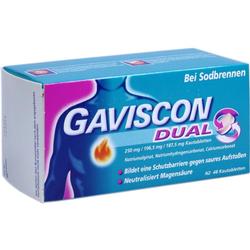 GAVISCON Dual 250mg/106,5mg/187,5mg Kautabletten