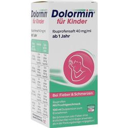 DOLORMIN für Kinder Ibuprofensaft 40 mg/ml Susp.