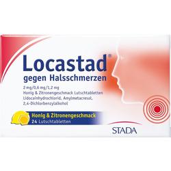 LOCASTAD gegen Halsschmerzen Honig-Zitrone Lut.-T.